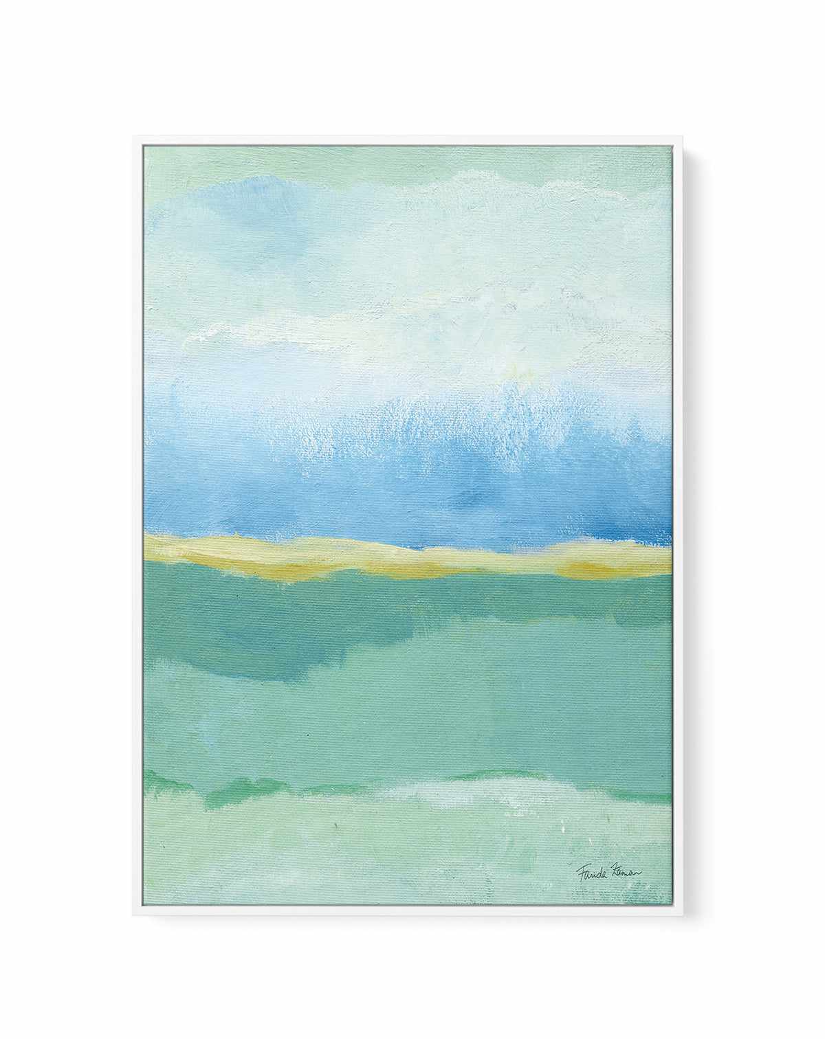 Coastal Bliss I | Framed Canvas Art Print