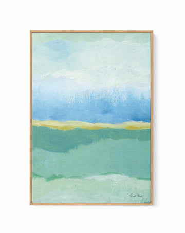 Coastal Bliss I | Framed Canvas Art Print from Olive et Oriel where you can shop wallpaper and artworks online