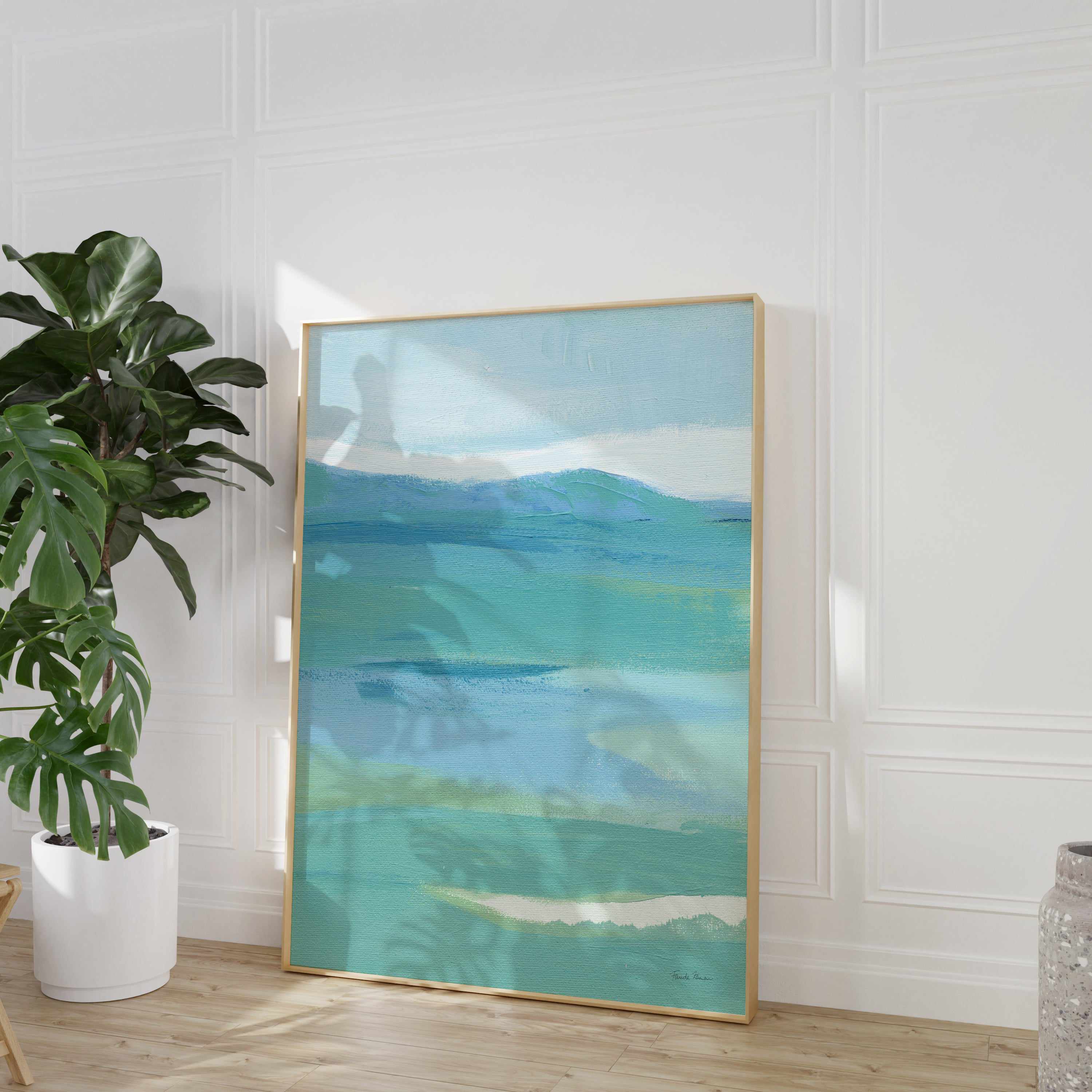 Coastal Bliss II | Art Print from Olive et Oriel where you can shop wallpaper and artworks online