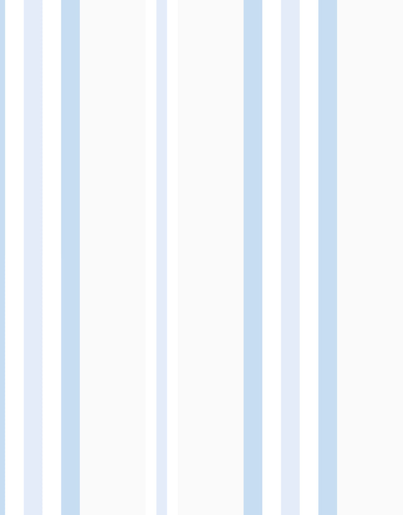 Coastal Stripes in Light Blue Wallpaper