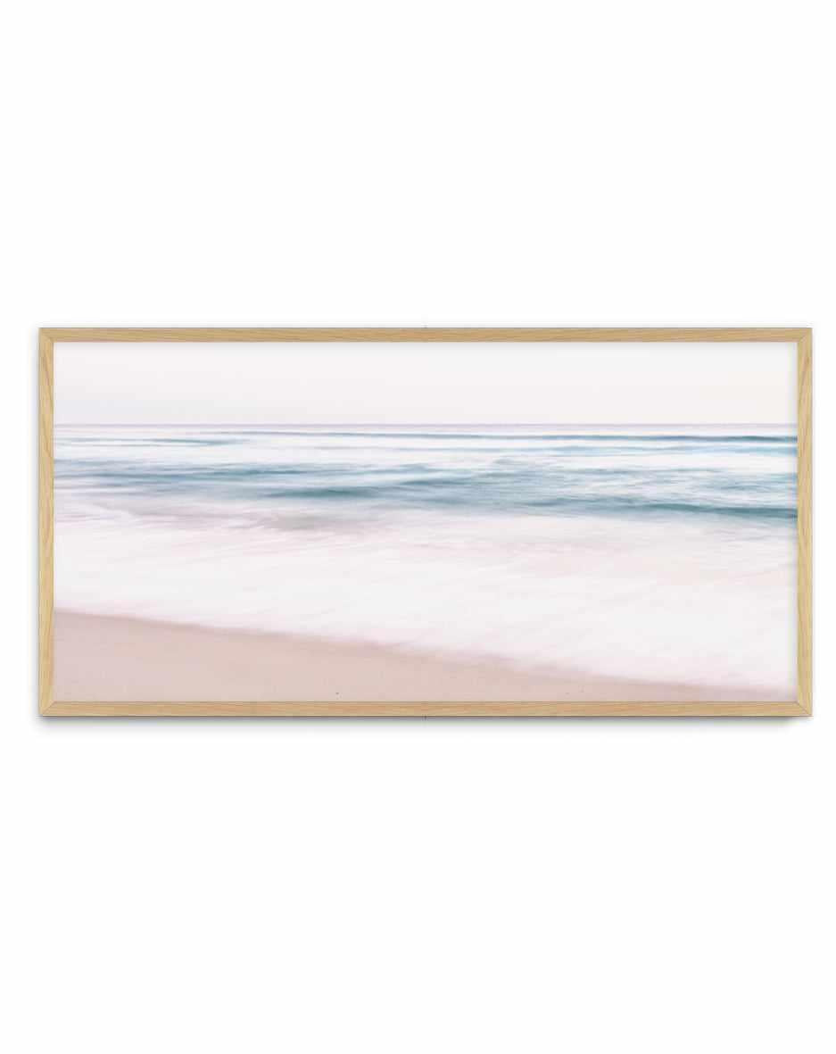 Coastal Blur | Panoramic Art Print from Olive et Oriel where you can shop wallpaper and artworks online