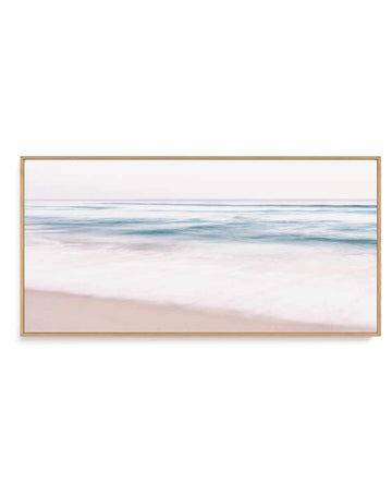 Coastal Blur | Panoramic Canvas Art Print from Olive et Oriel where you can shop wallpaper and artworks online