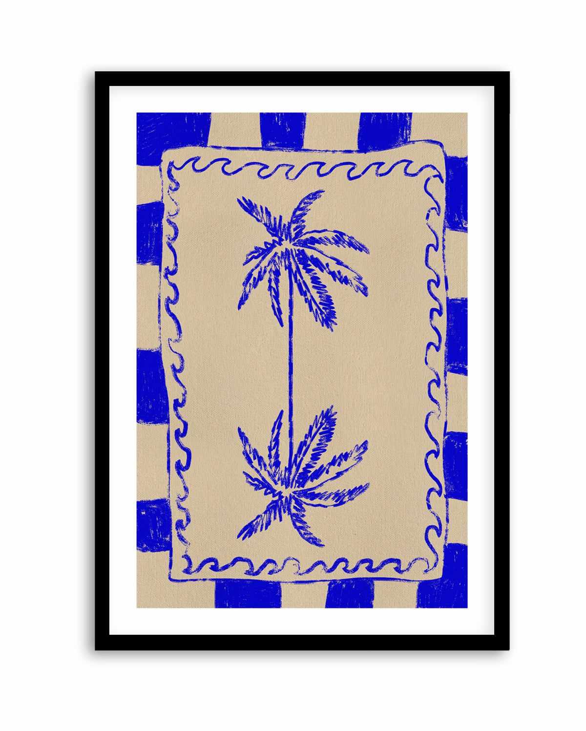 Coastal Charm by Shatha Al Dafai | Art Print from Olive et Oriel where you can shop wallpaper and artworks online