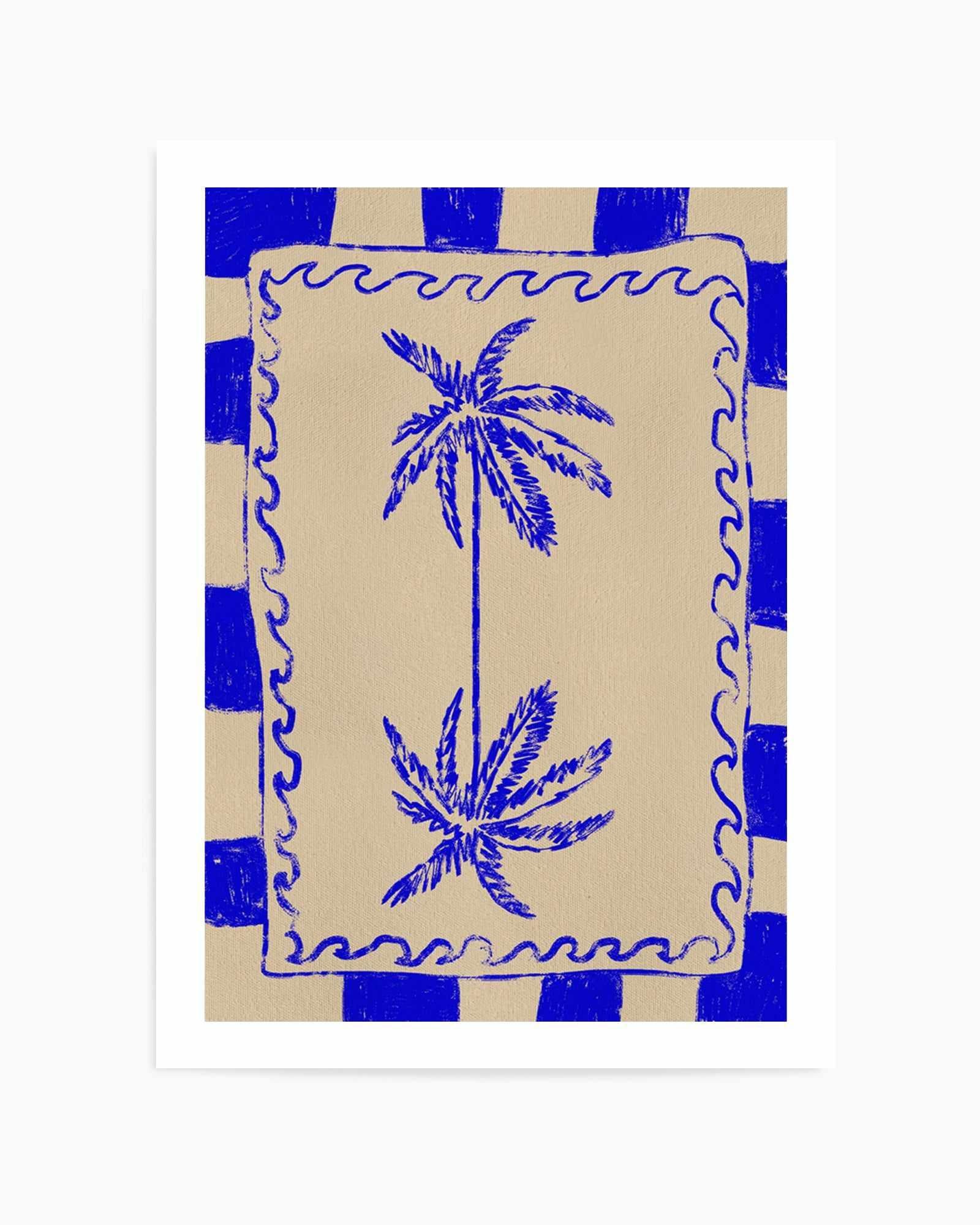 Coastal Charm by Shatha Al Dafai | Art Print from Olive et Oriel where you can shop wallpaper and artworks online