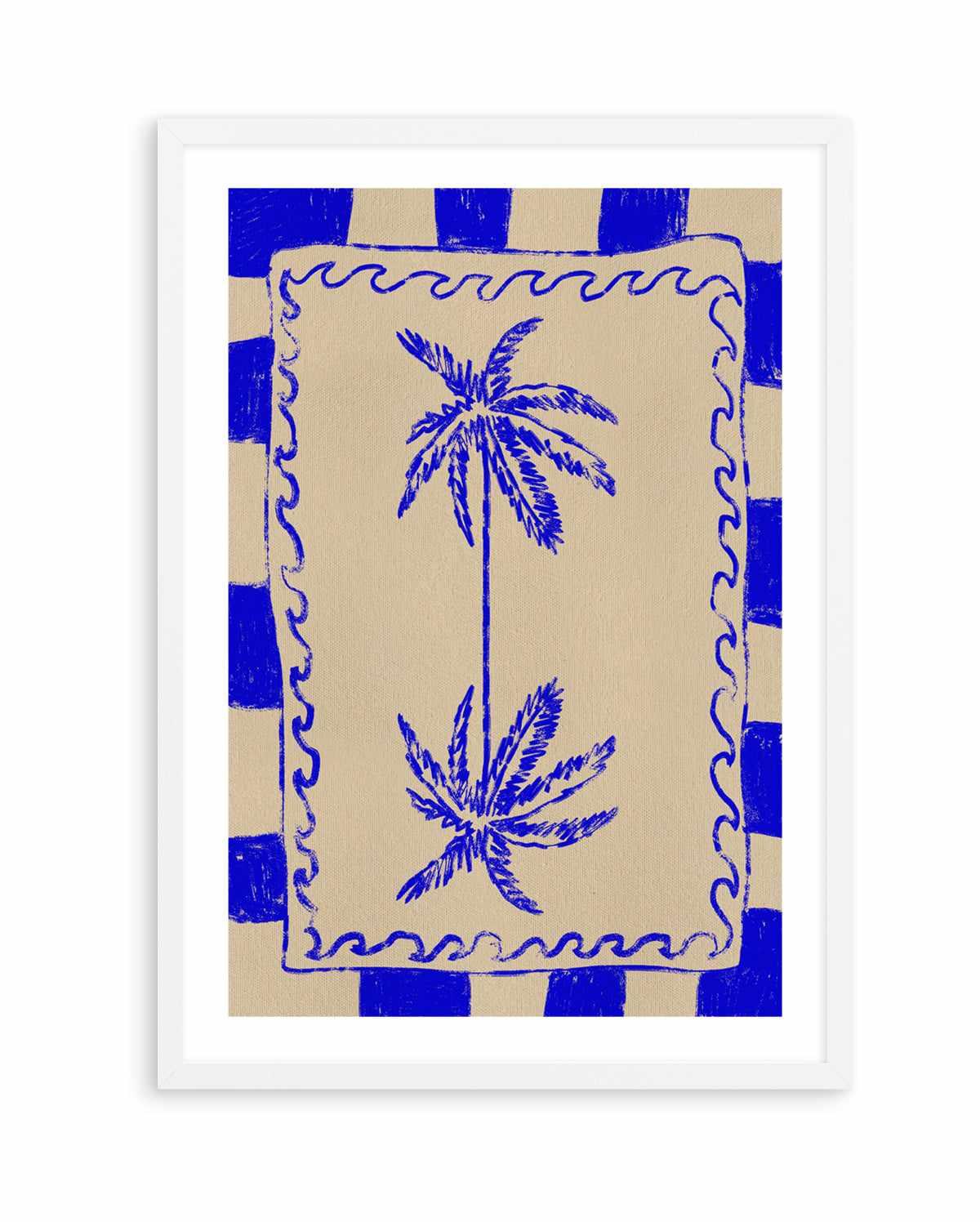 Coastal Charm by Shatha Al Dafai | Art Print from Olive et Oriel where you can shop wallpaper and artworks online