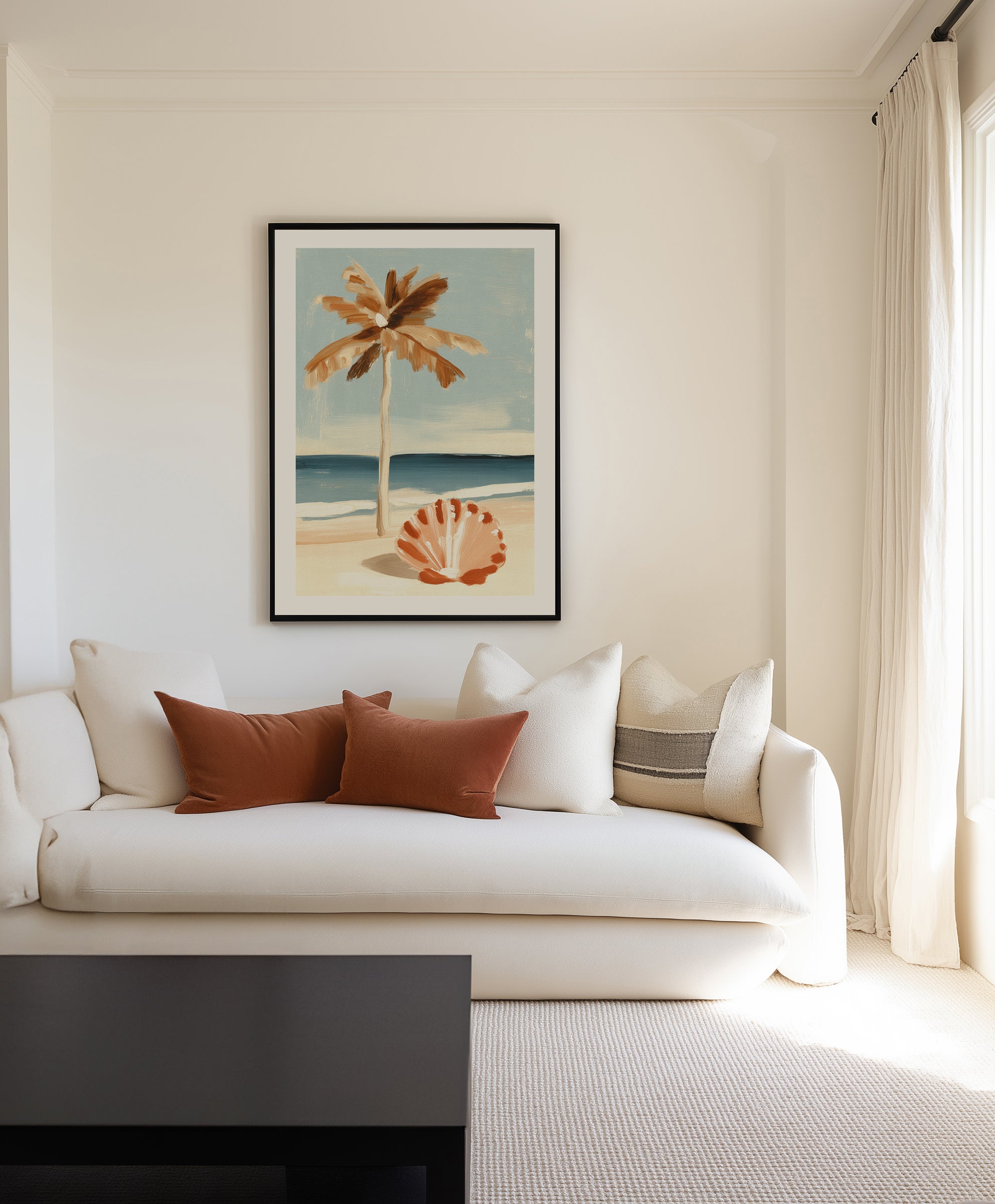 Coastal Cool | Art Print from Olive et Oriel where you can shop wallpaper and artworks online