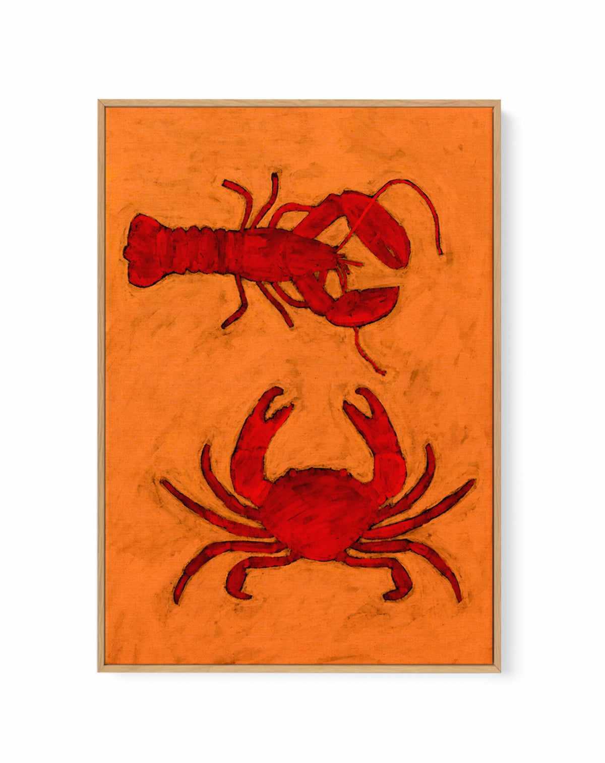 Coastal Creatures by Shatha Al Dafai | Framed Canvas Art Print from Olive et Oriel where you can shop wallpaper and artworks online