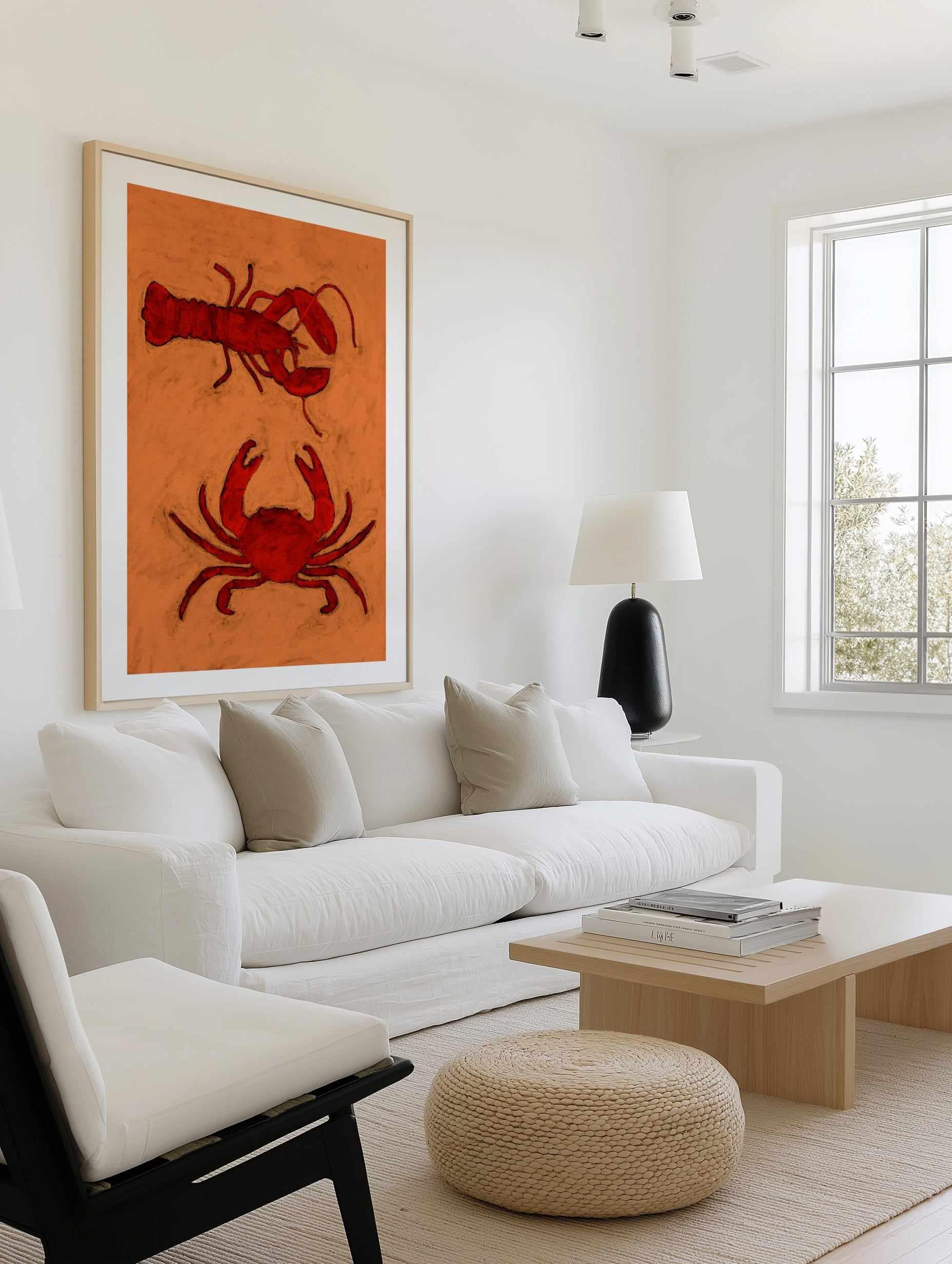 Coastal Creatures by Shatha Al Dafai | Art Print from Olive et Oriel where you can shop wallpaper and artworks online