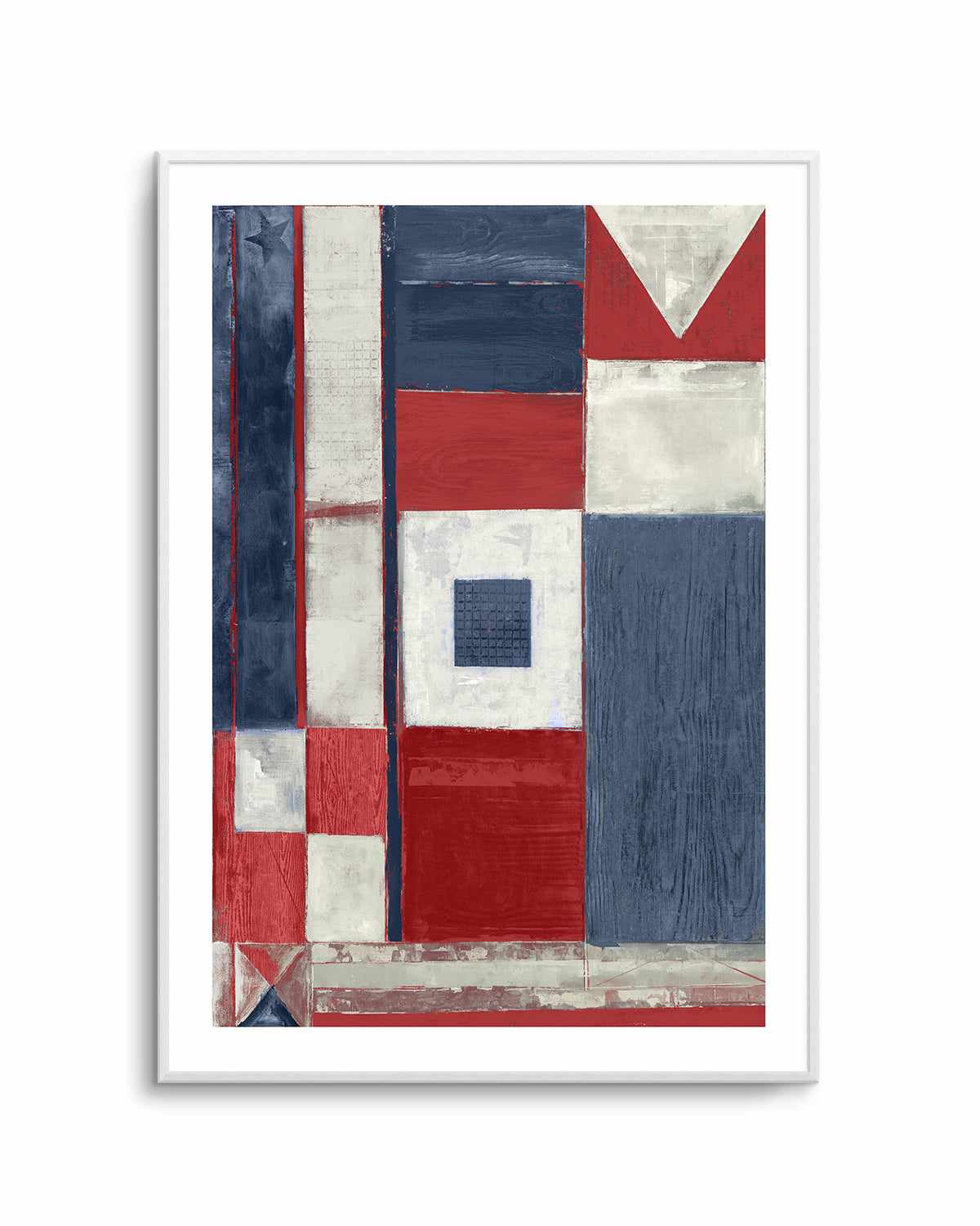 Coastal Flag I Art Print