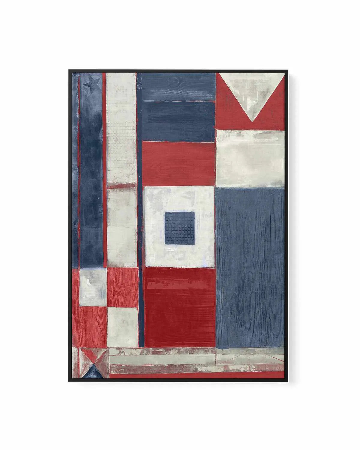 Coastal Flag I | Framed Canvas Art Print from Olive et Oriel where you can shop wallpaper and artworks online