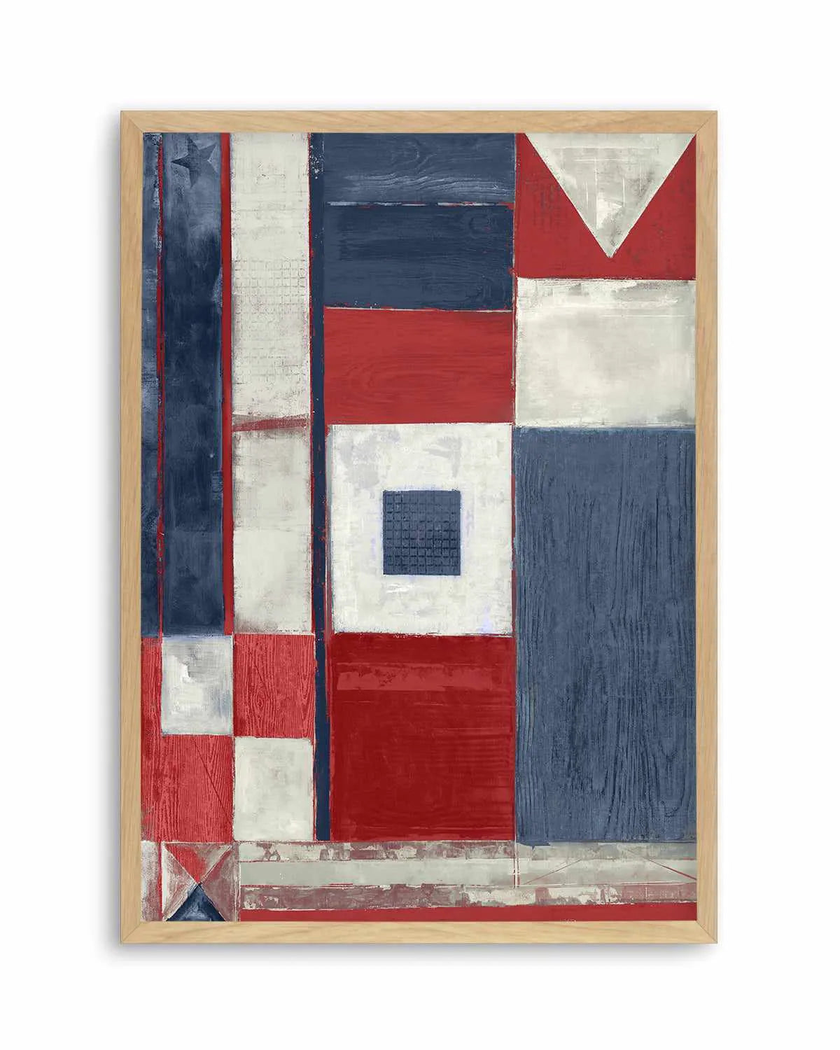 Coastal Flag I Art Print from Olive et Oriel where you can shop wallpaper and artworks online