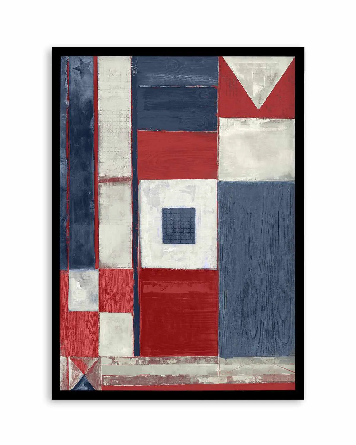 Coastal Flag I Art Print from Olive et Oriel where you can shop wallpaper and artworks online