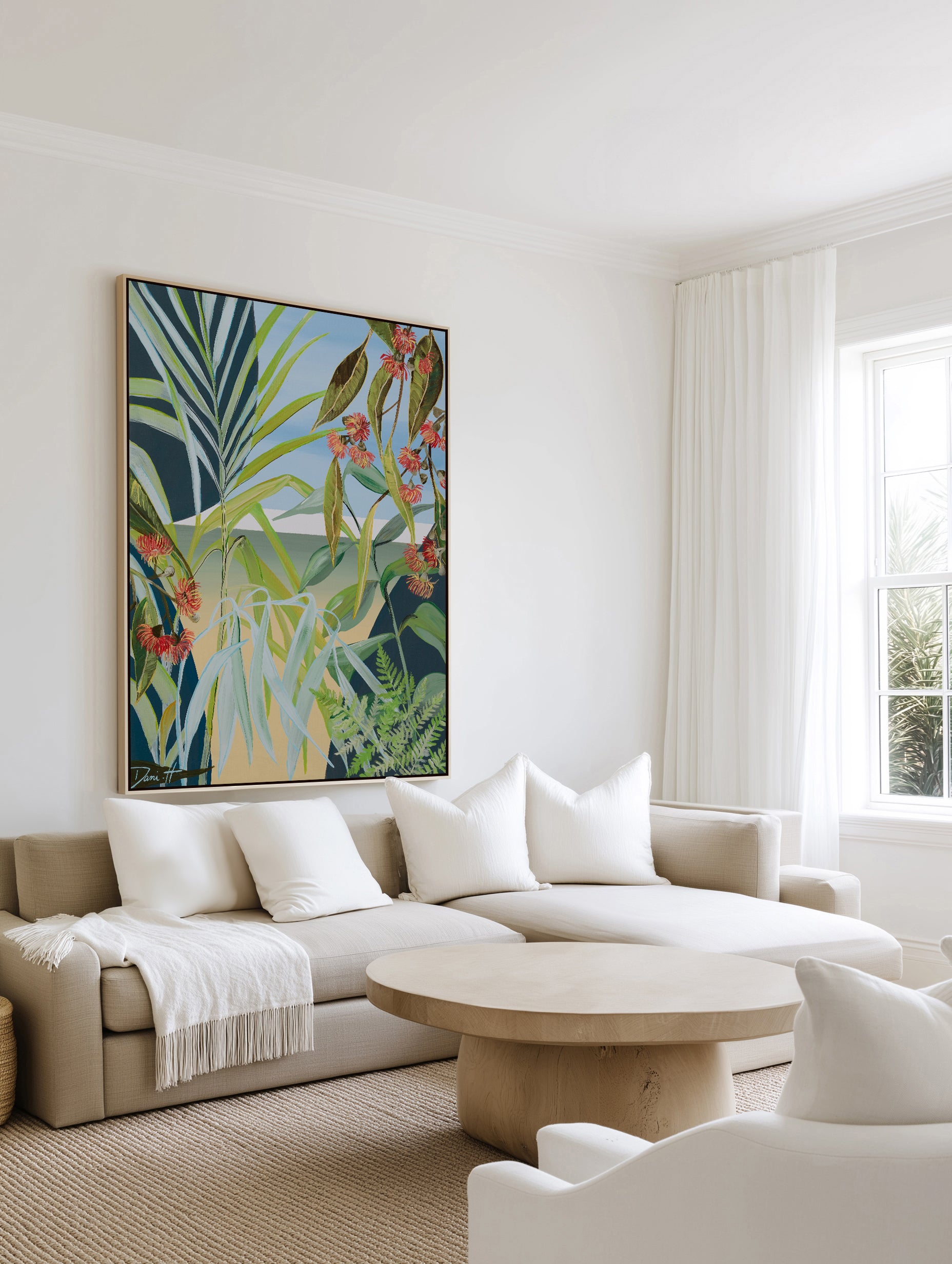 Coastal Morning by Dani Heyward | Framed Canvas Art Print