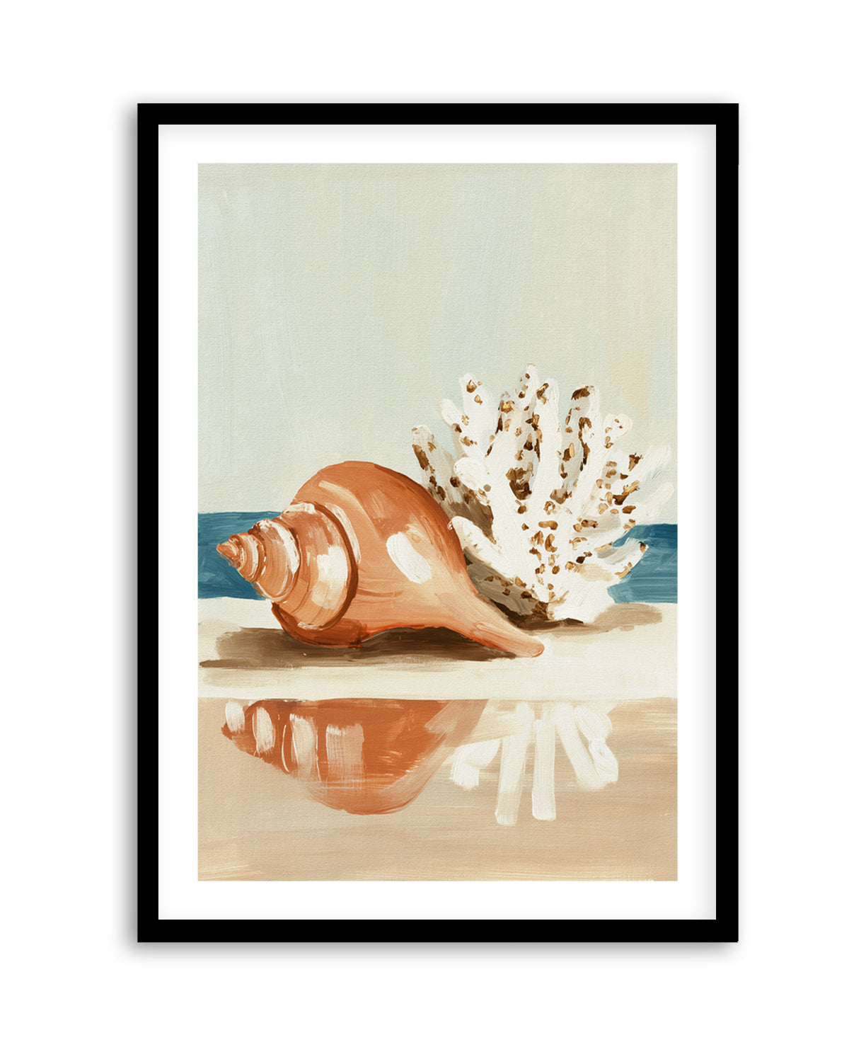 Coastal Reflections | Art Print from Olive et Oriel where you can shop wallpaper and artworks online