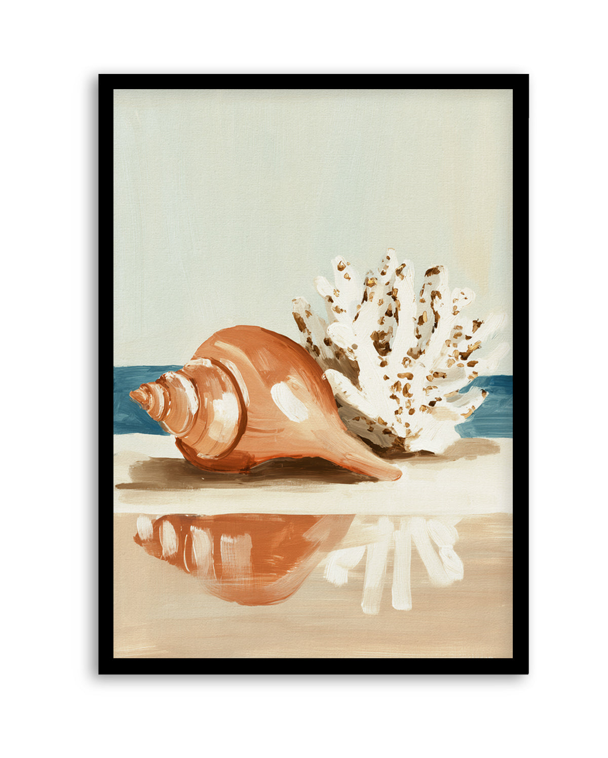 Coastal Reflections | Art Print from Olive et Oriel where you can shop wallpaper and artworks online