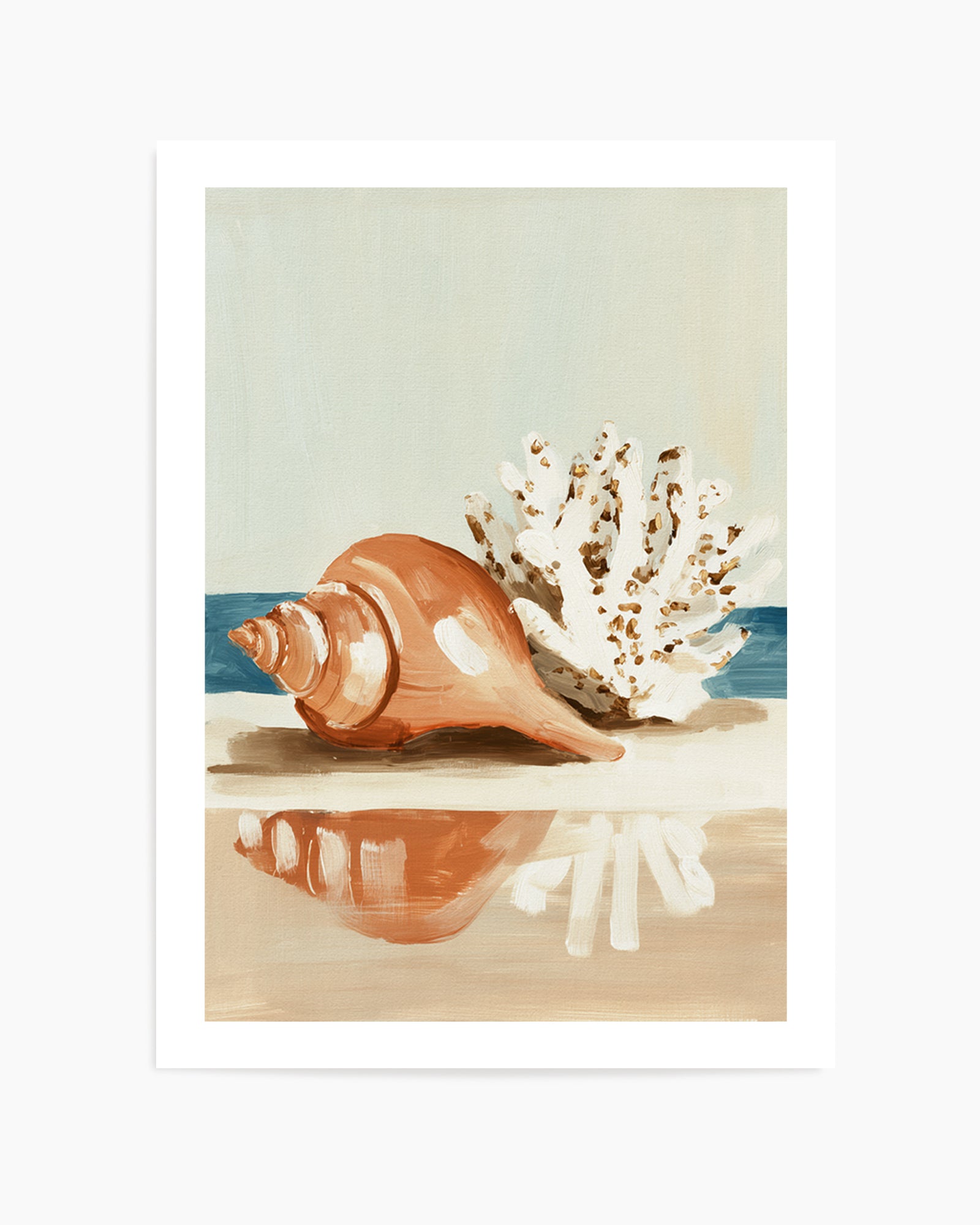 Coastal Reflections | Art Print from Olive et Oriel where you can shop wallpaper and artworks online