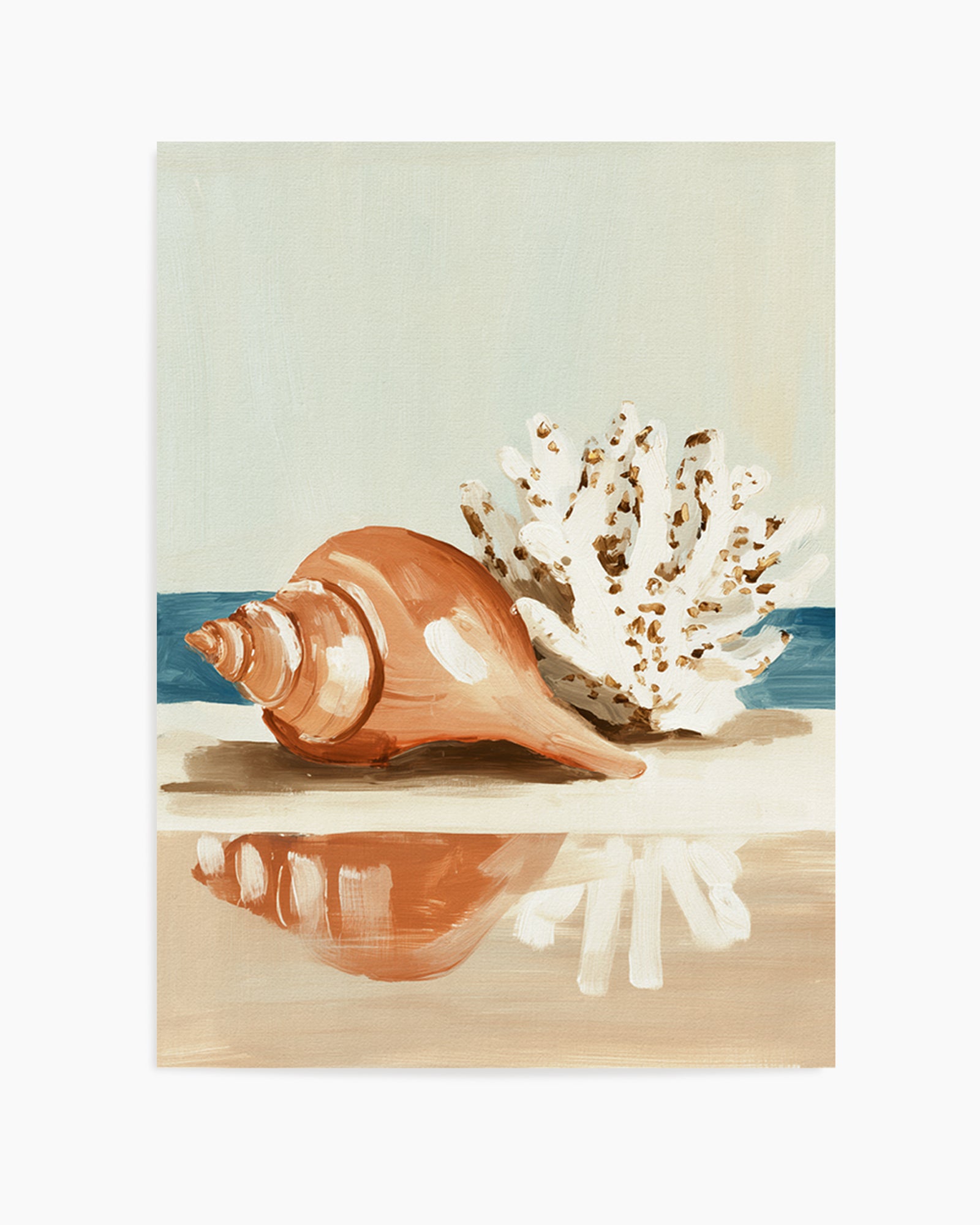 Coastal Reflections | Art Print from Olive et Oriel where you can shop wallpaper and artworks online