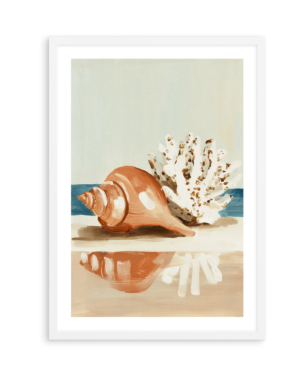 Coastal Reflections | Art Print from Olive et Oriel where you can shop wallpaper and artworks online
