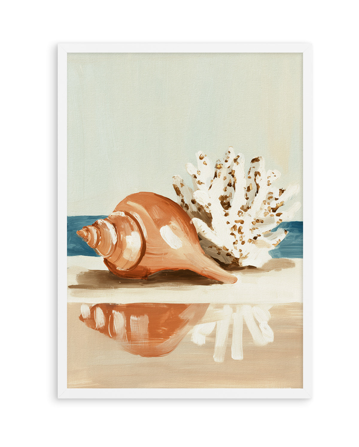 Coastal Reflections | Art Print from Olive et Oriel where you can shop wallpaper and artworks online