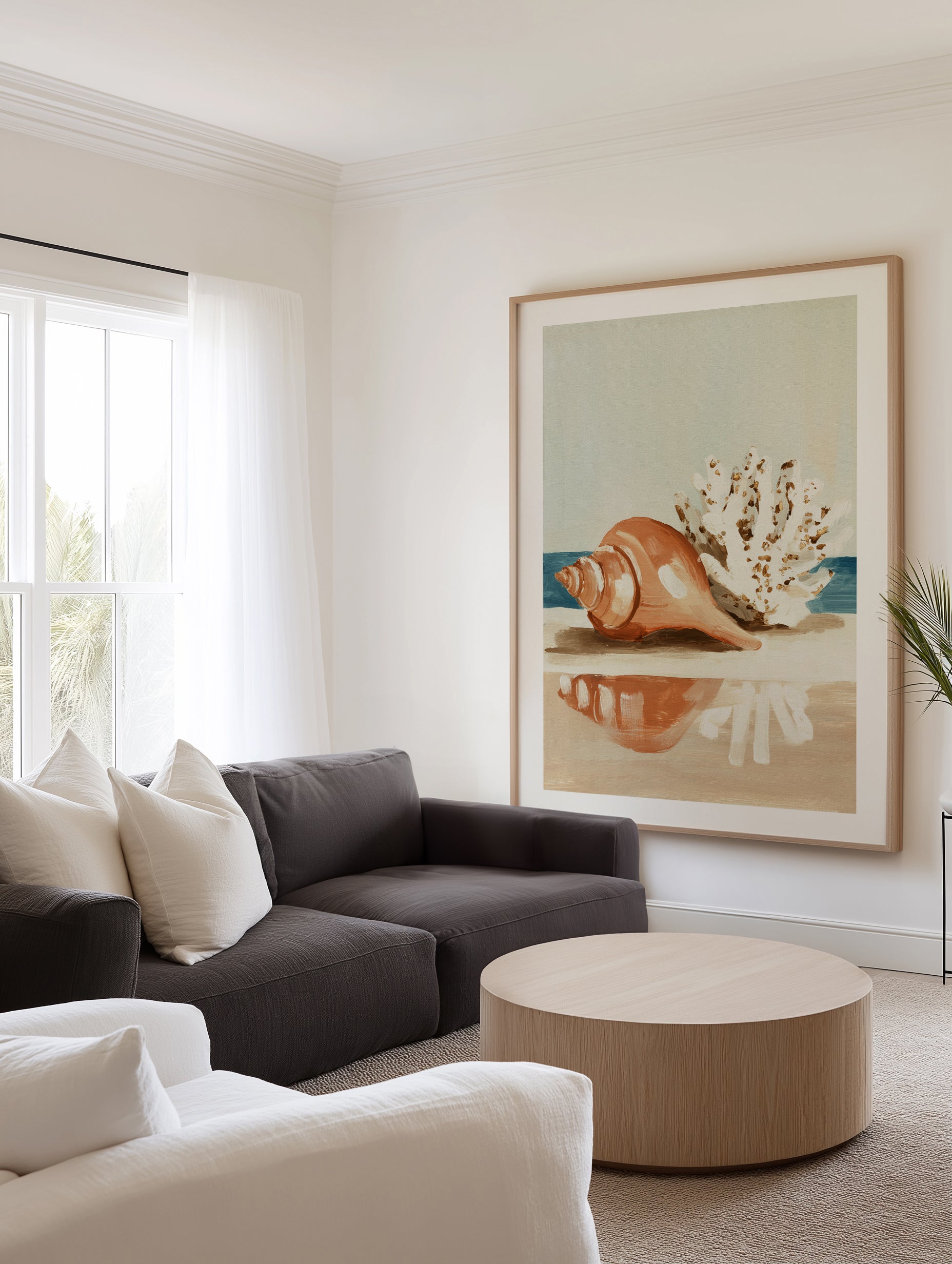 Coastal Reflections | Art Print from Olive et Oriel where you can shop wallpaper and artworks online