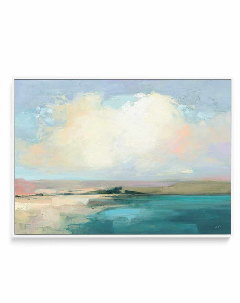 Coastal Sky Crop | Framed Canvas Art Print
