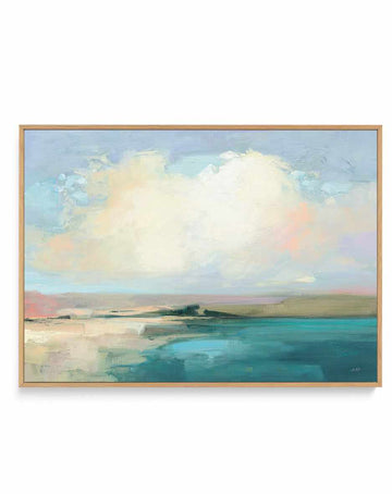 Coastal Sky Crop | Framed Canvas Art Print from Olive et Oriel where you can shop wallpaper and artworks online