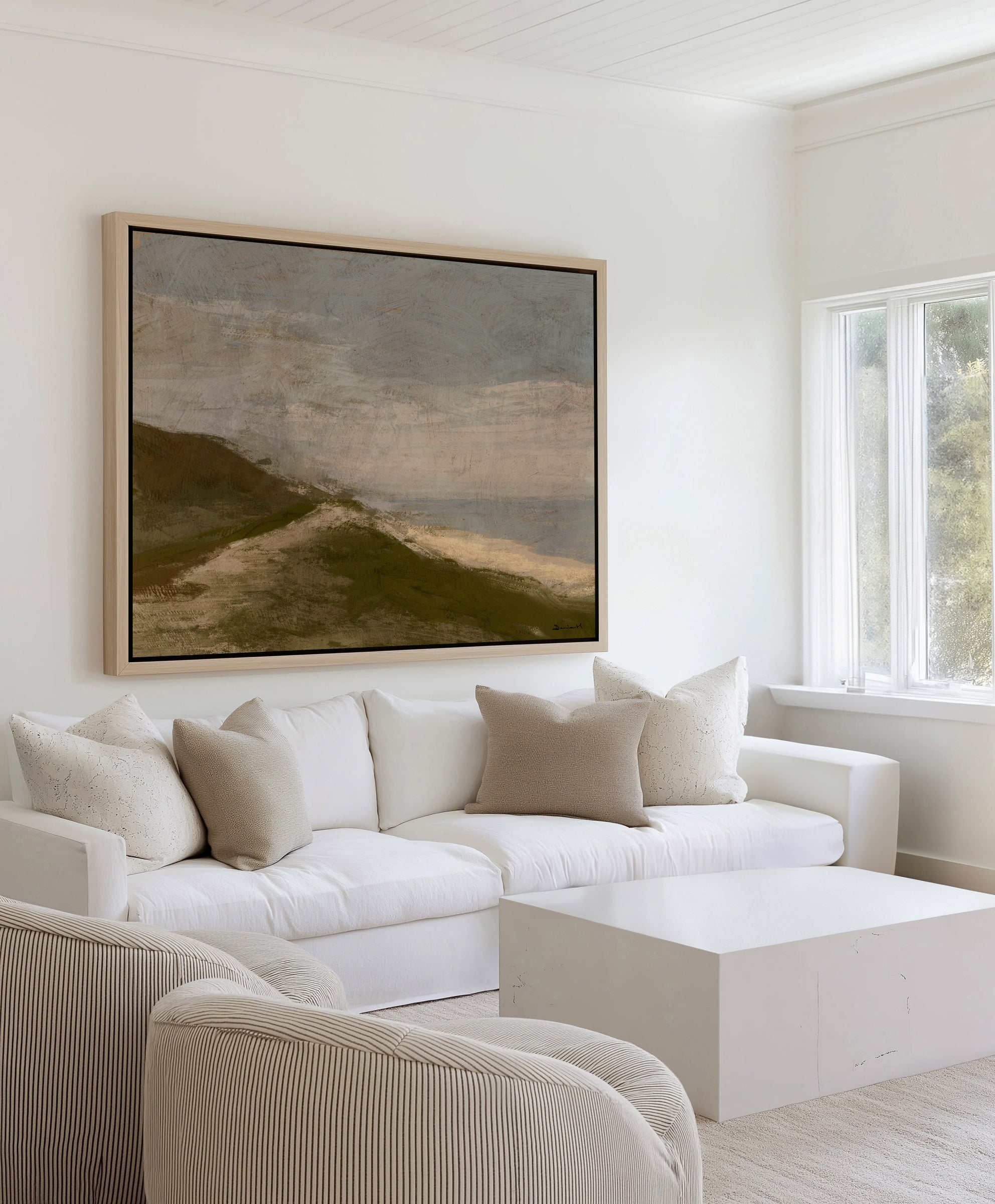 Coastal Walk by Dan Hobday | Framed Canvas Art Print