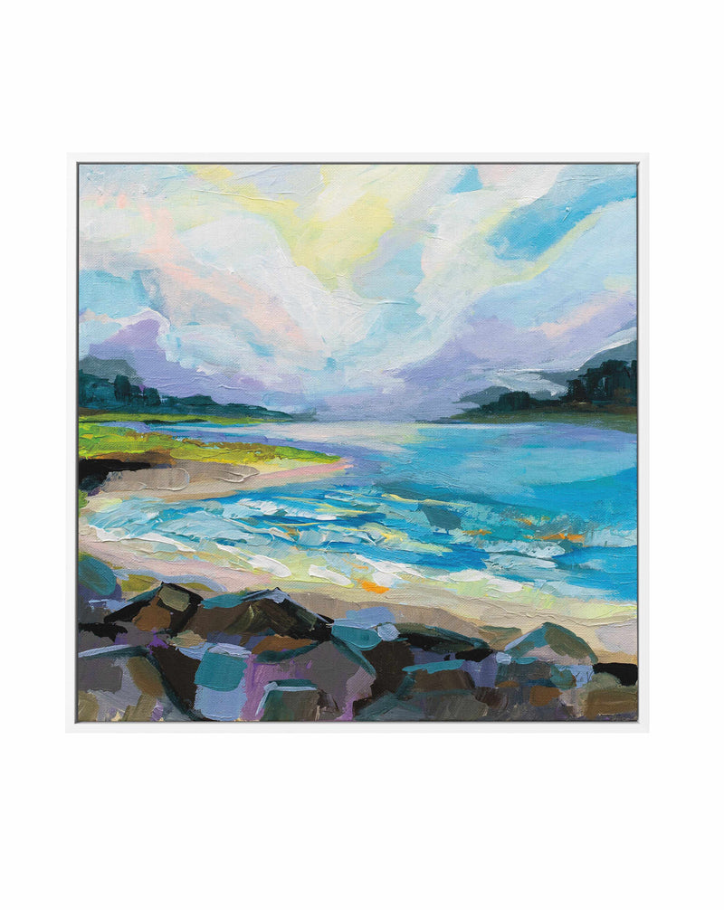 Coastline | Framed Canvas Art Print