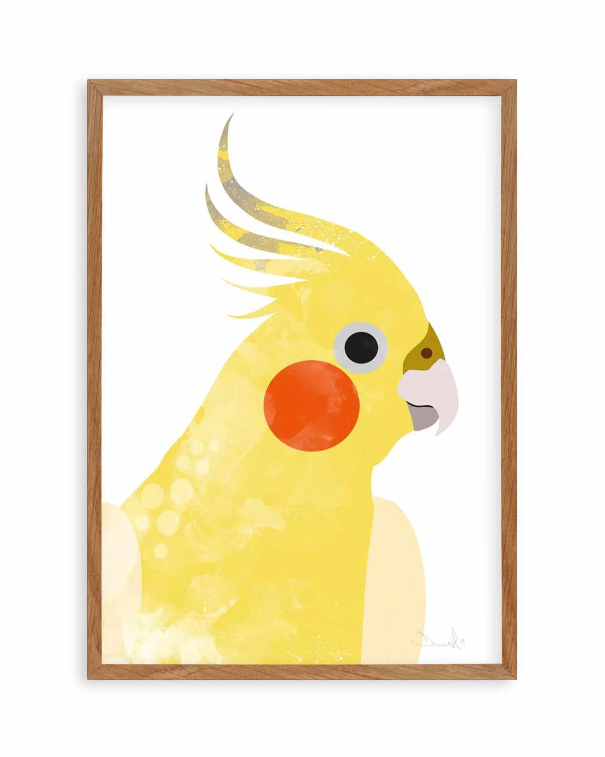 Cockatiel I by Dan Hobday Art Print