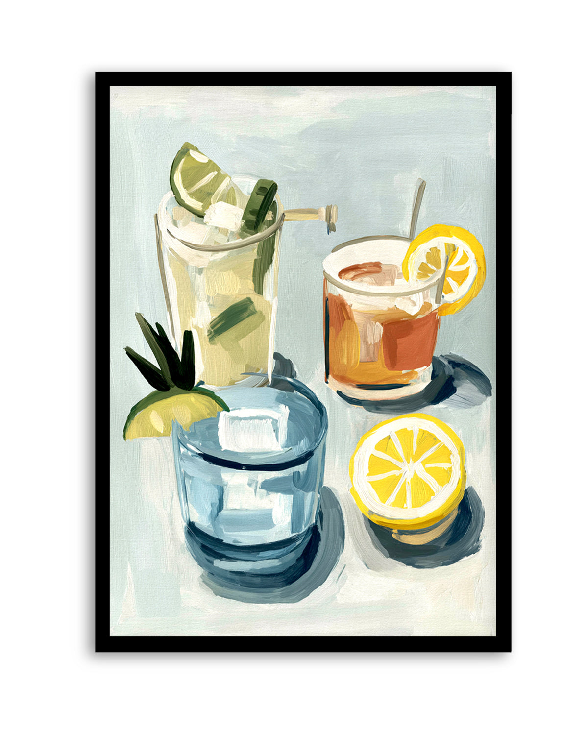 Cocktail Club | Art Print from Olive et Oriel where you can shop wallpaper and artworks online