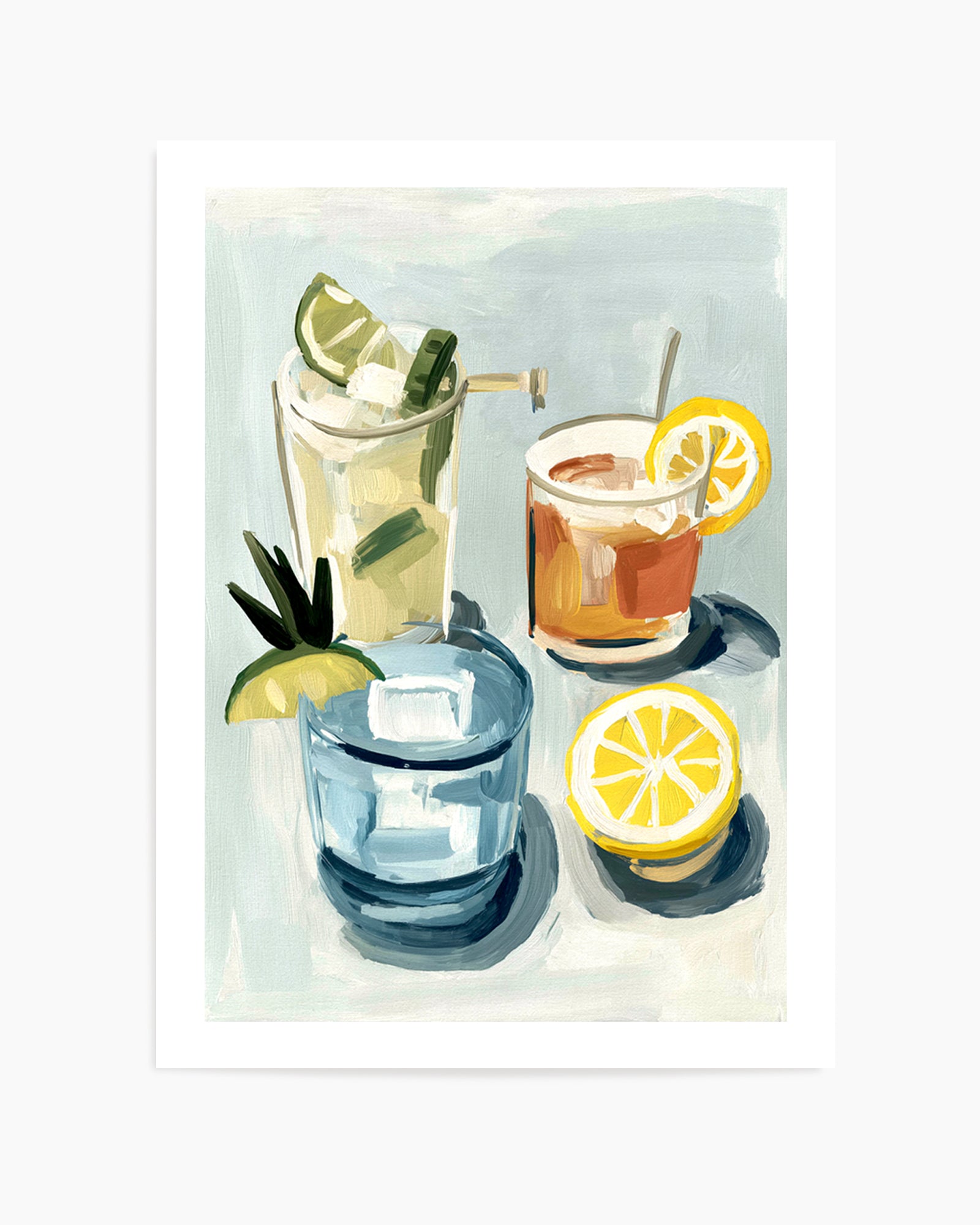 Cocktail Club | Art Print from Olive et Oriel where you can shop wallpaper and artworks online