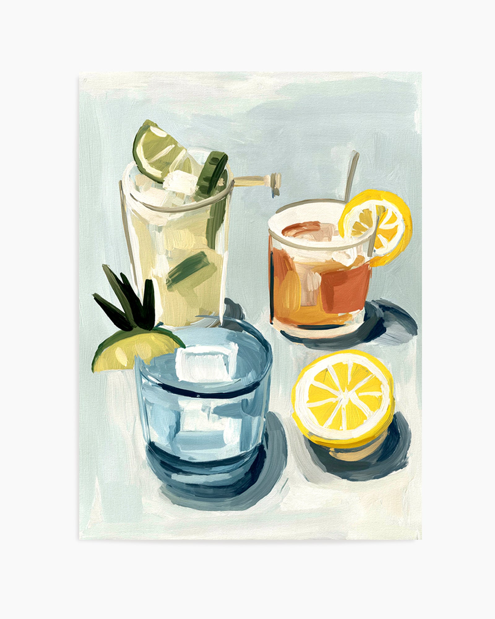 Cocktail Club | Art Print from Olive et Oriel where you can shop wallpaper and artworks online