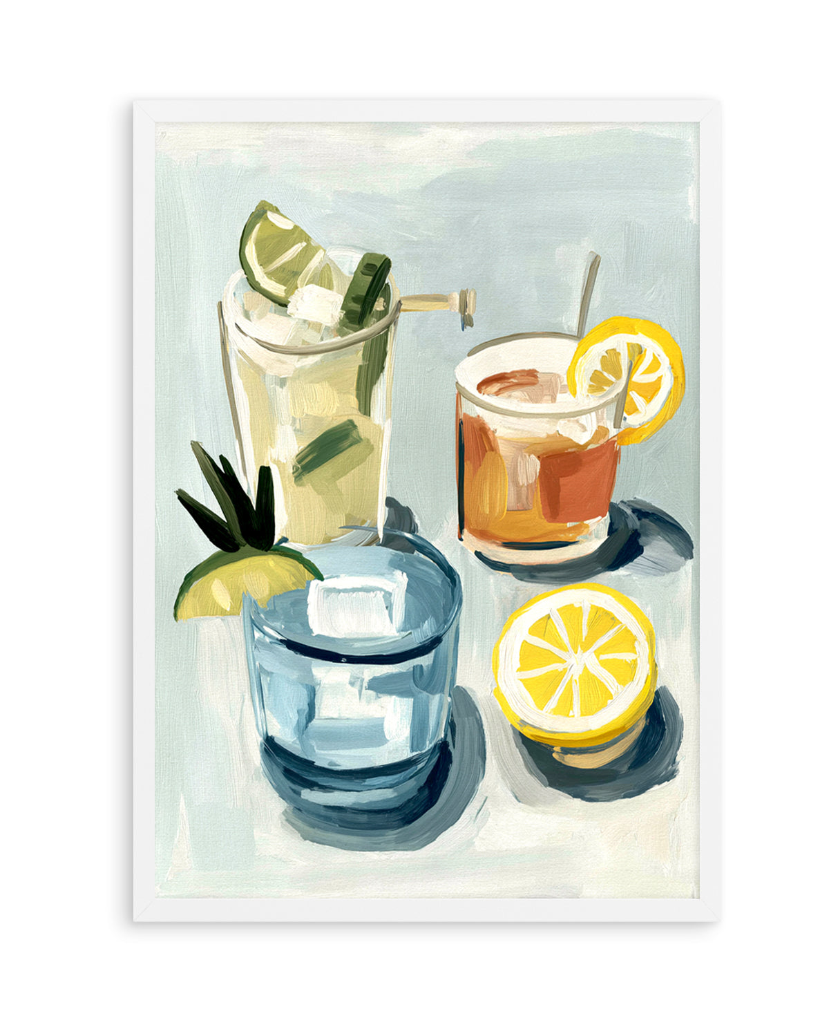 Cocktail Club | Art Print from Olive et Oriel where you can shop wallpaper and artworks online