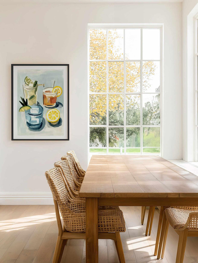 Cocktail Club | Art Print from Olive et Oriel where you can shop wallpaper and artworks online