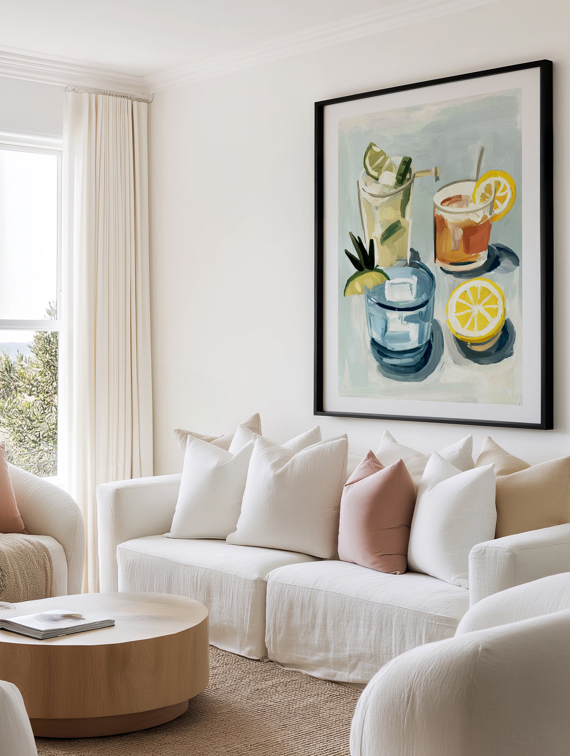 Cocktail Club | Art Print from Olive et Oriel where you can shop wallpaper and artworks online