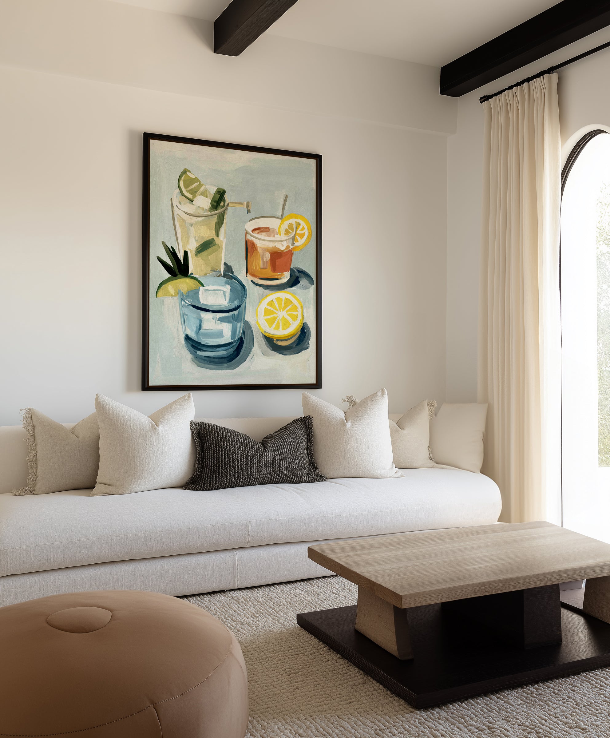 Cocktail Club | Framed Canvas Art Print from Olive et Oriel where you can shop wallpaper and artworks online