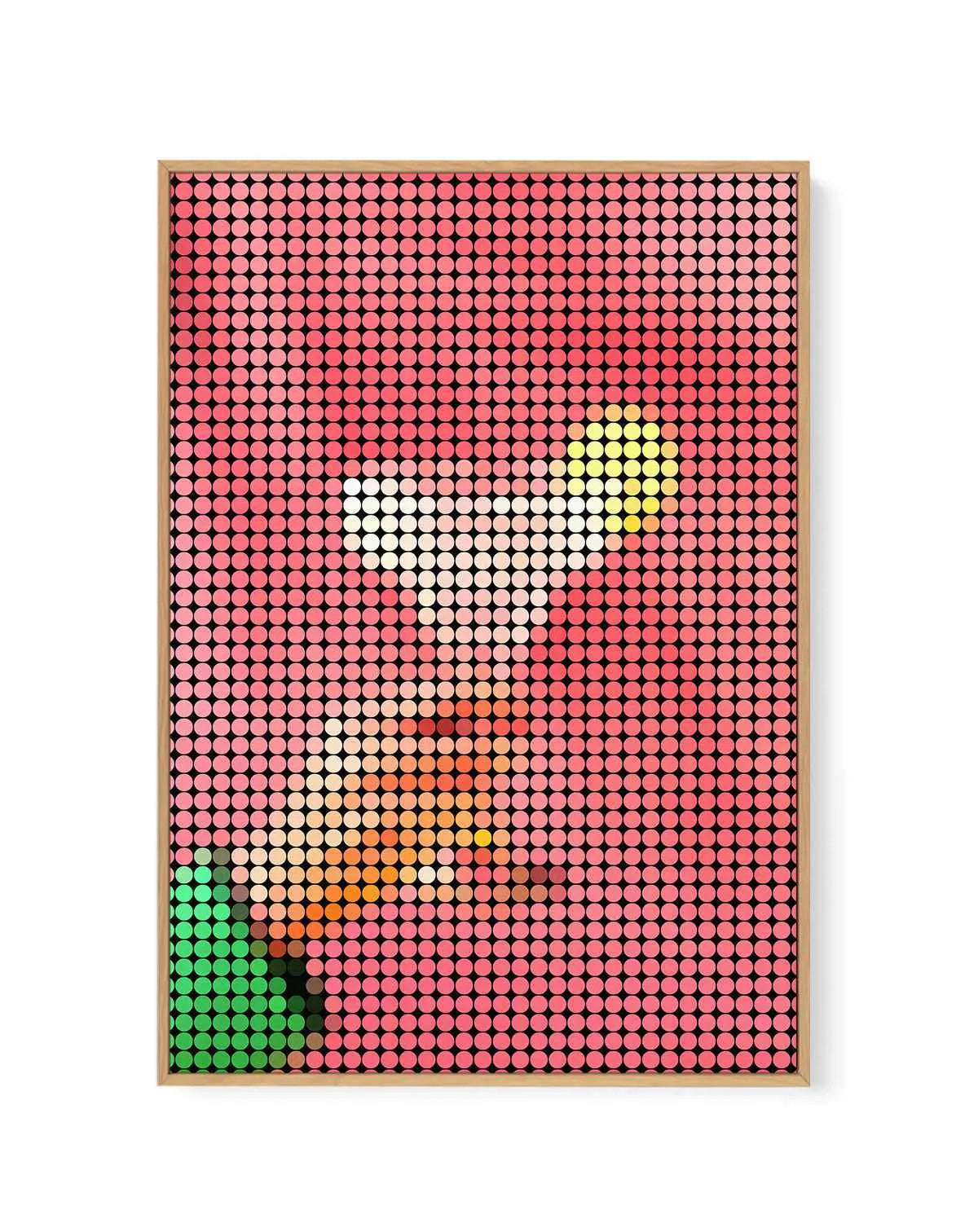Cocktail Dots | Framed Canvas Art Print from Olive et Oriel where you can shop wallpaper and artworks online