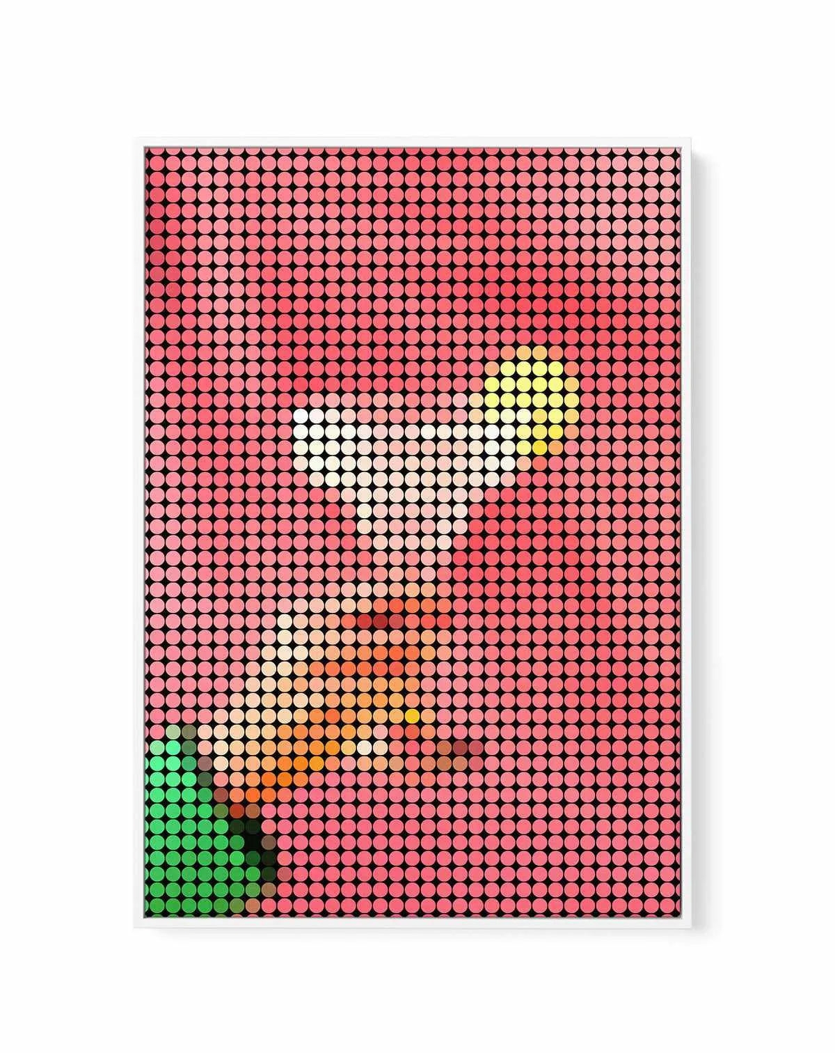 Cocktail Dots | Framed Canvas Art Print from Olive et Oriel where you can shop wallpaper and artworks online