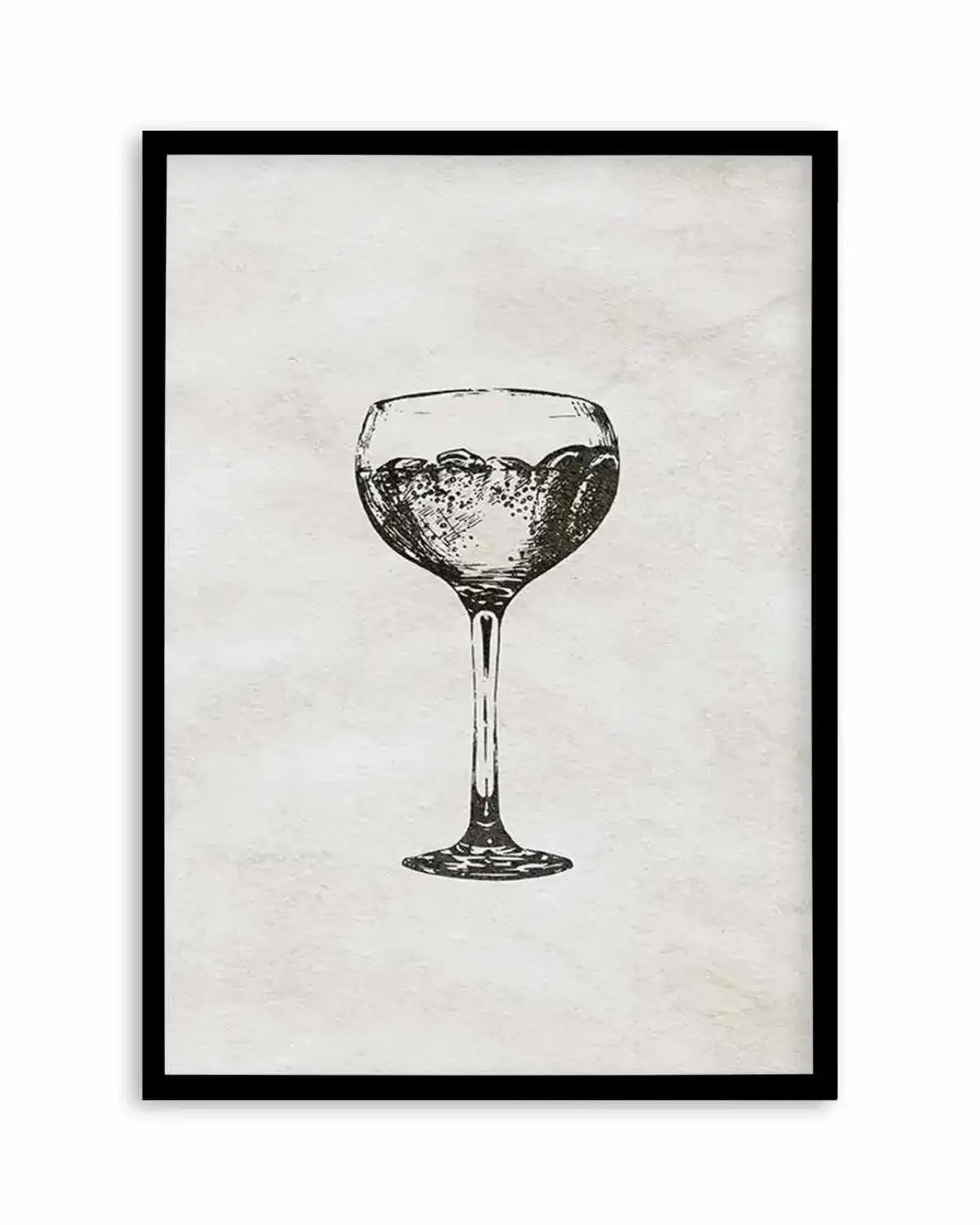 Cocktail Glass Art Print from Olive et Oriel where you can shop wallpaper and artworks online