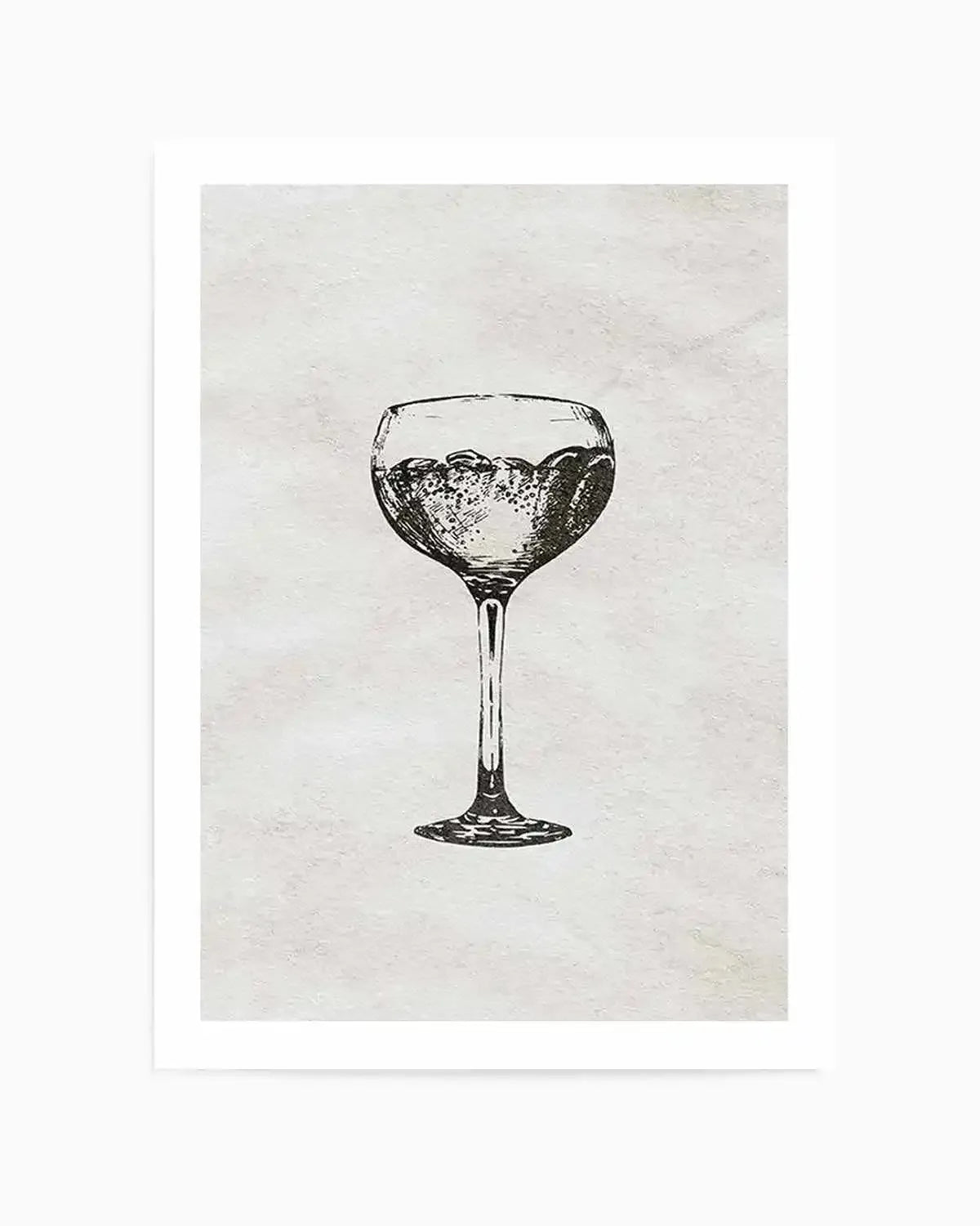 Cocktail Glass Art Print from Olive et Oriel where you can shop wallpaper and artworks online