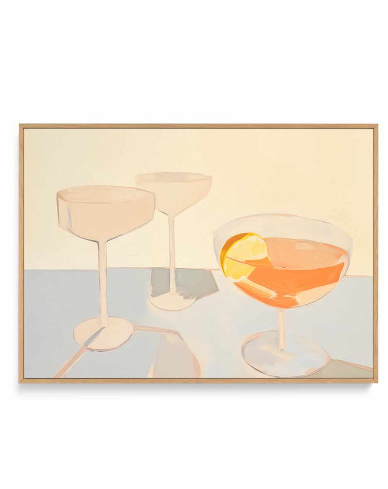 Cocktail Night I | Framed Canvas Art Print