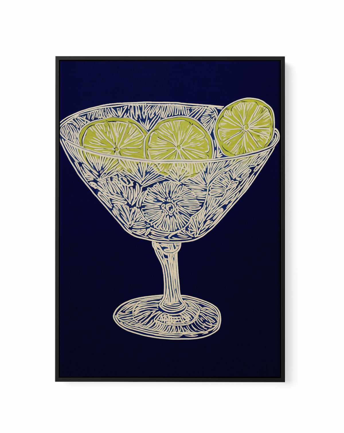 Cocktail Time No I | Framed Canvas Art Print