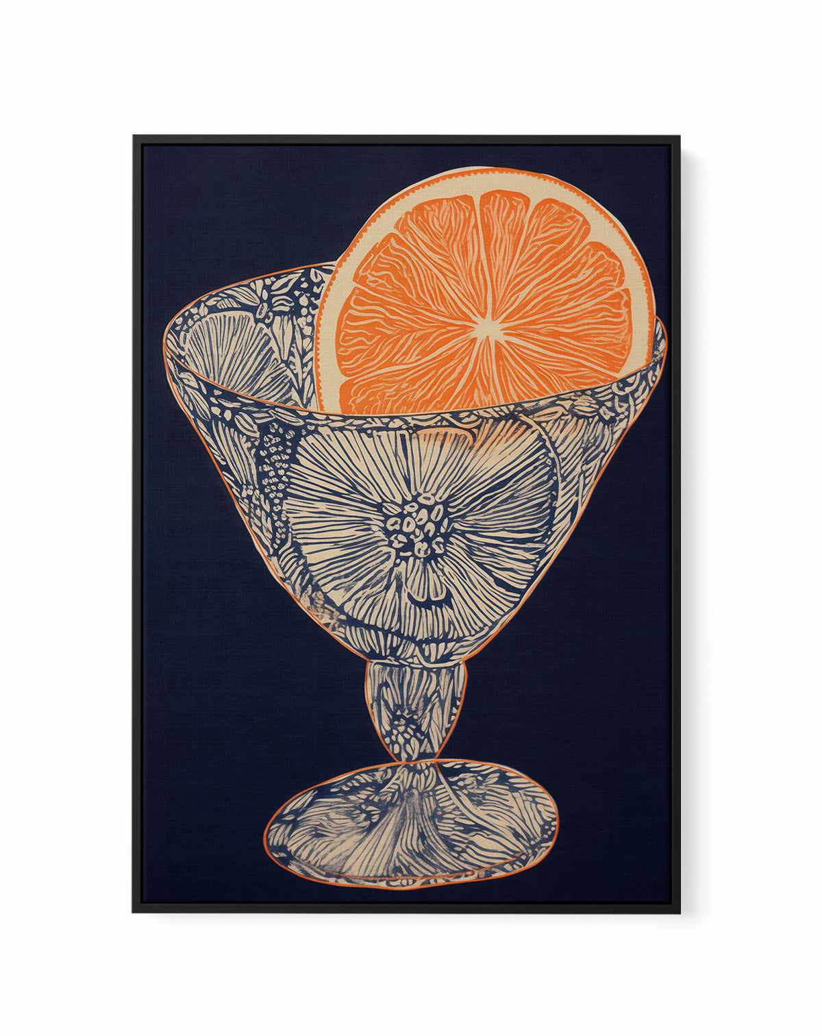 Cocktail Time No II | Framed Canvas Art Print