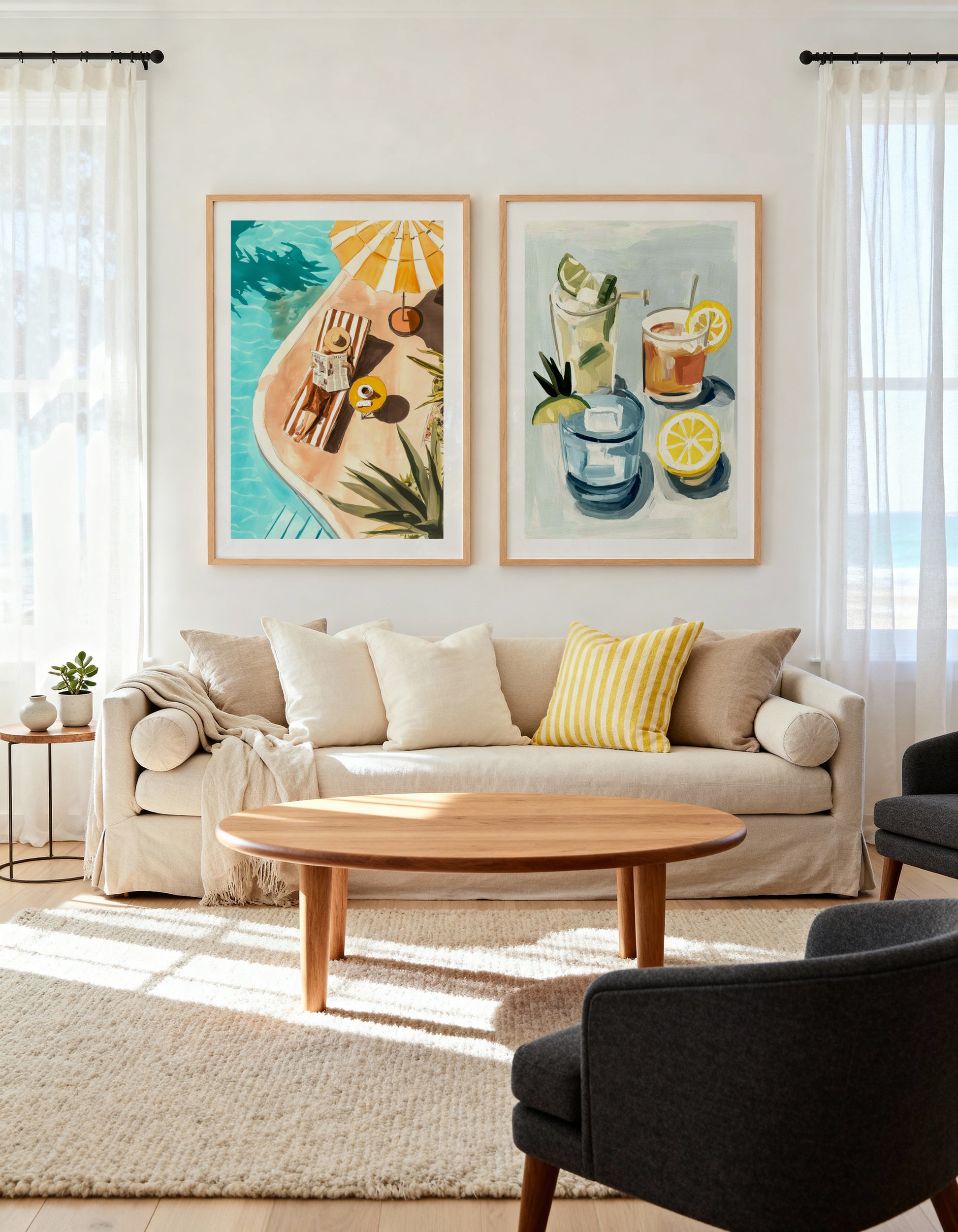 Cocktail Club | Art Print from Olive et Oriel where you can shop wallpaper and artworks online