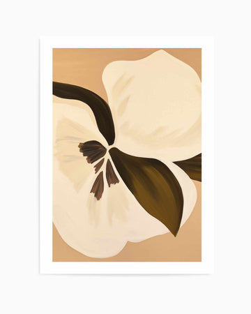 Cocoa Flower | Art Print from Olive et Oriel where you can shop wallpaper and artworks online