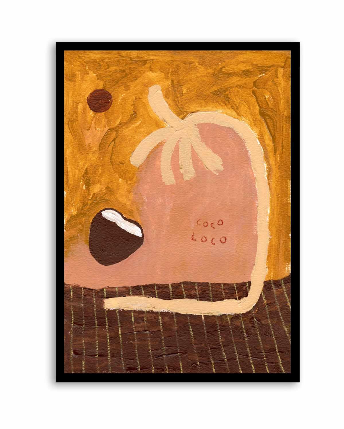 Cocoloco by Britney Turner | Art Print from Olive et Oriel where you can shop wallpaper and artworks online