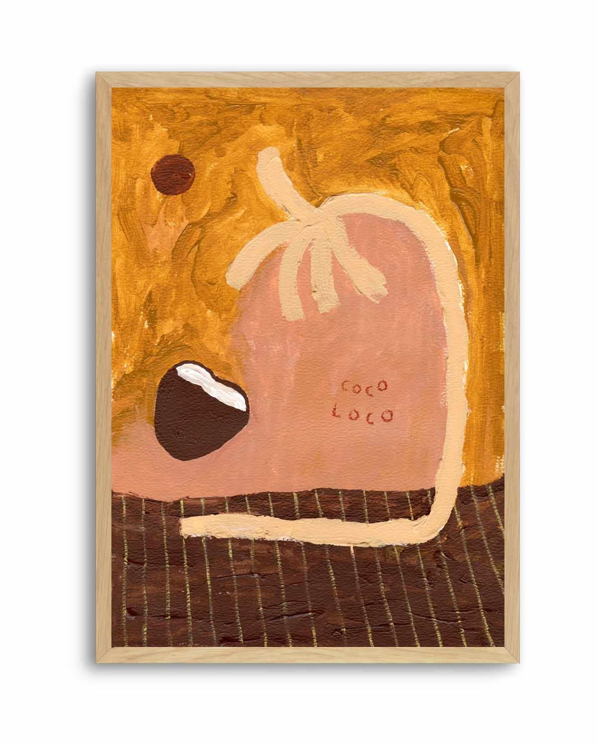 Cocoloco by Britney Turner | Art Print from Olive et Oriel where you can shop wallpaper and artworks online