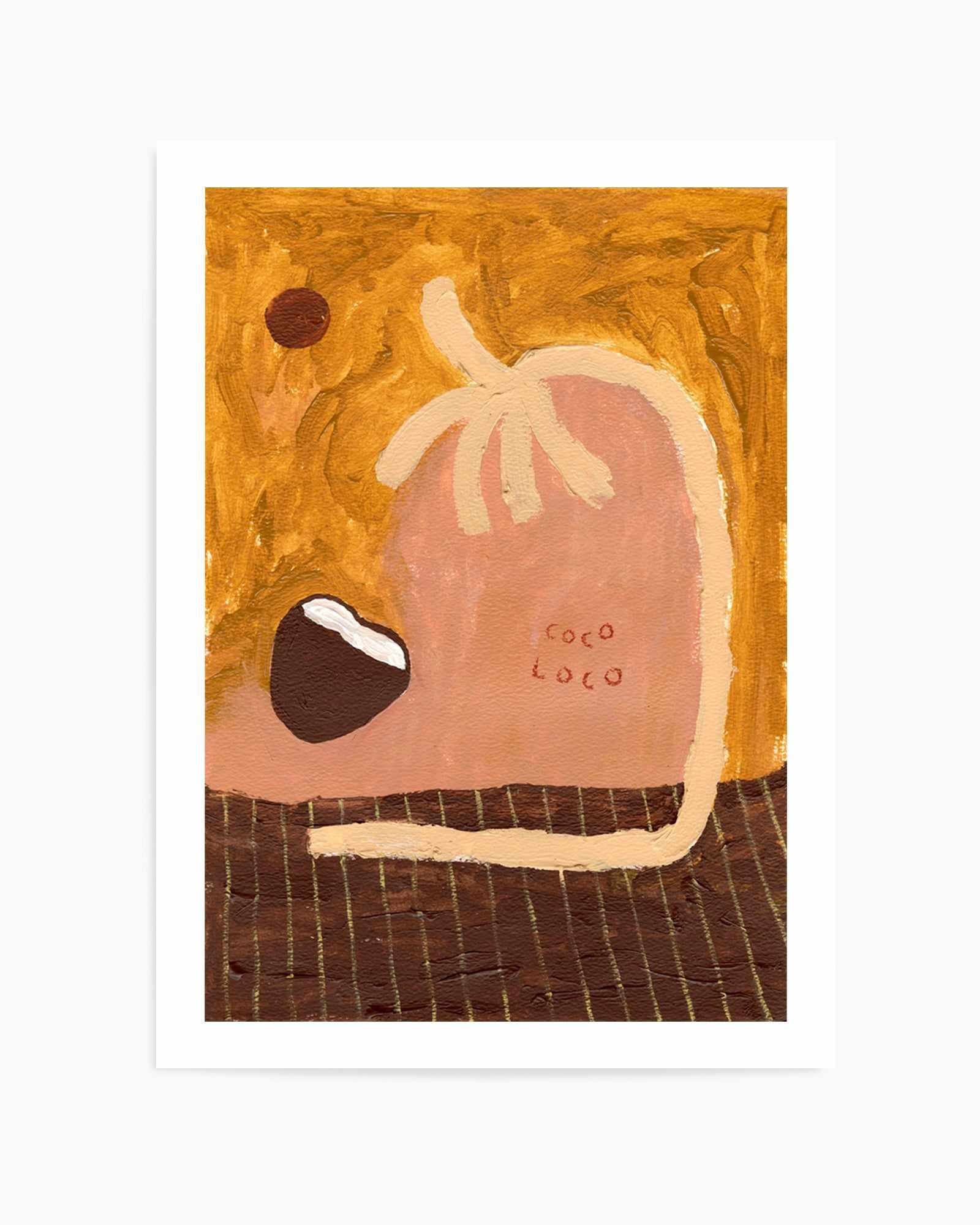 Cocoloco by Britney Turner | Art Print from Olive et Oriel where you can shop wallpaper and artworks online