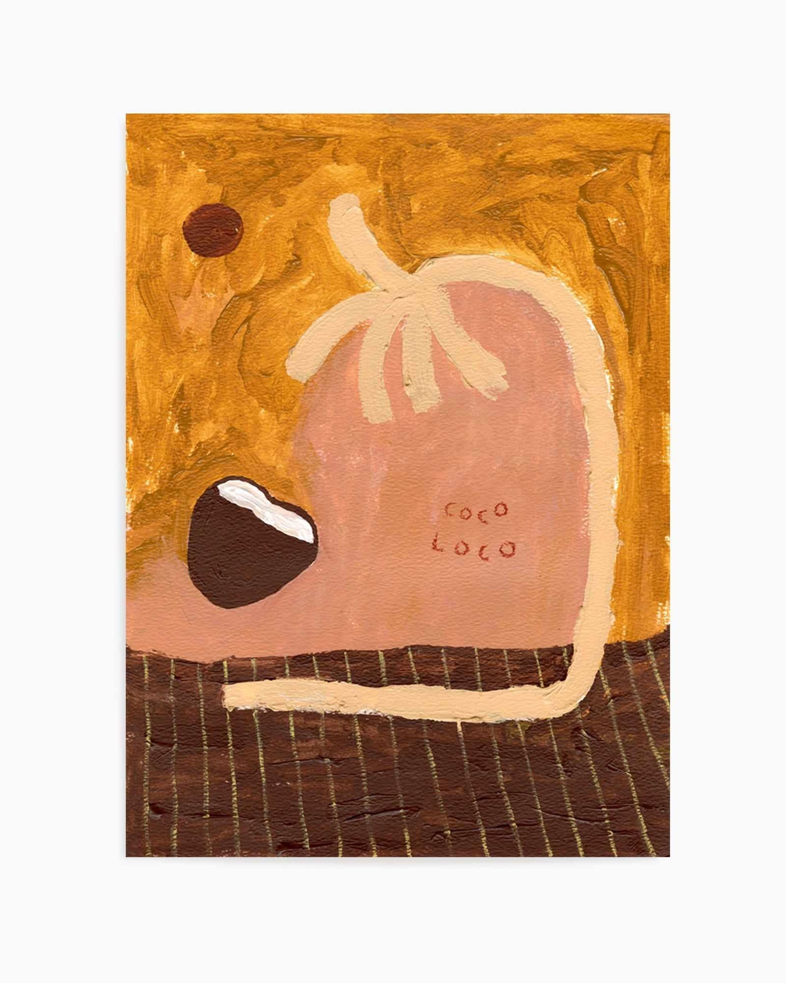 Cocoloco by Britney Turner | Art Print from Olive et Oriel where you can shop wallpaper and artworks online