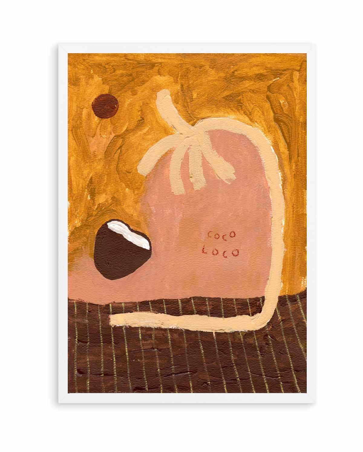 Cocoloco by Britney Turner | Art Print from Olive et Oriel where you can shop wallpaper and artworks online